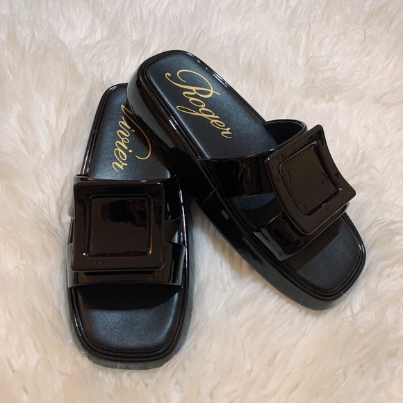 SOLD! Roger Vivier slides - Picture 1 of 6